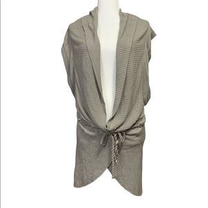 𝅺tiger of Sweden Vila Long Sleeveless Ribbed Cardigan Viscose